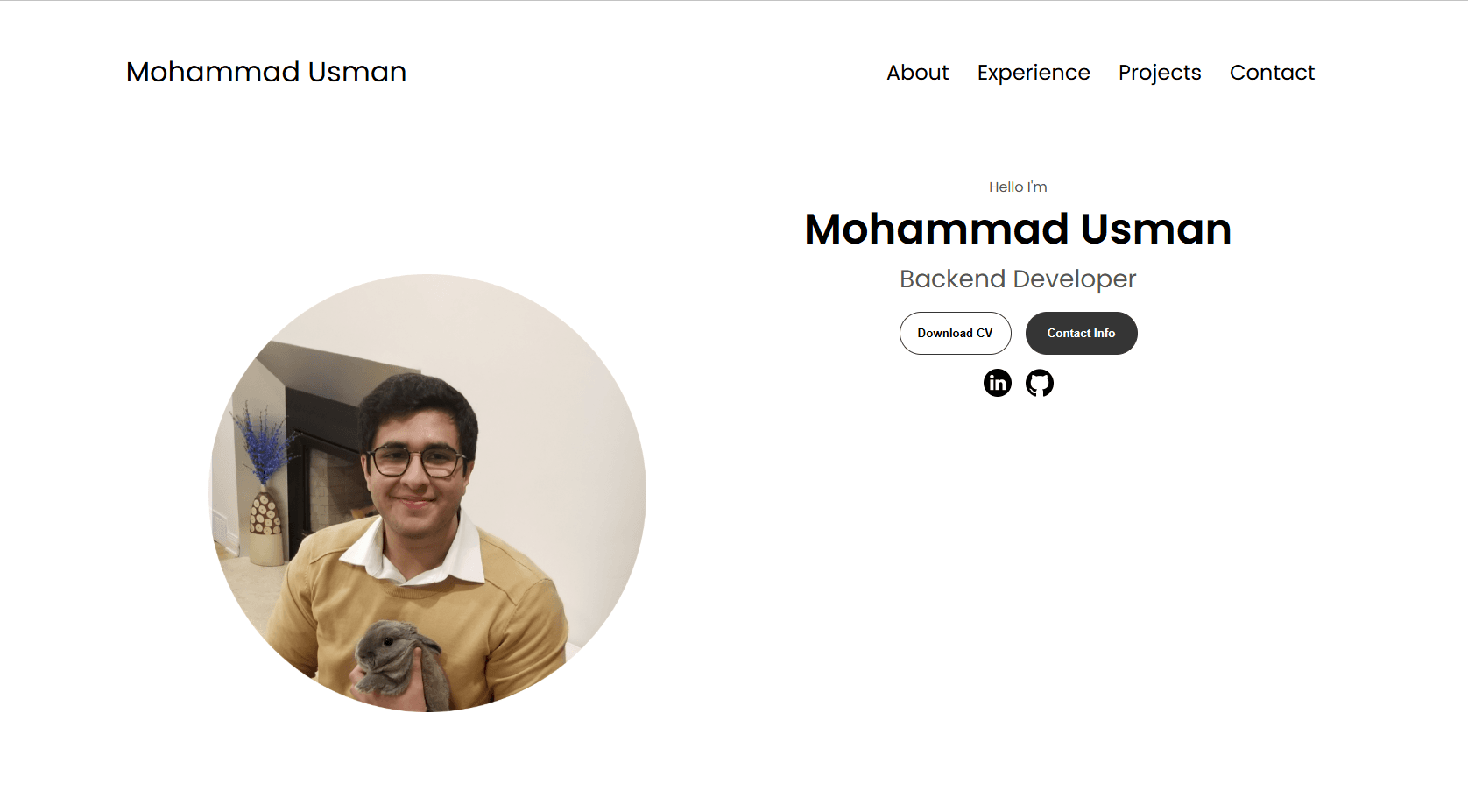 Original Portfolio Website